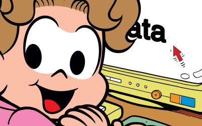 Denise é a estrela da primeira webcomic da “Turma da Mônica”