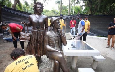 Paulo Gustavo e Dona Hermínia eternizados em Niterói