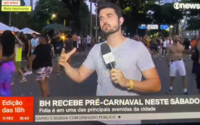 Repórter da Globo News lacra errado e é criticado