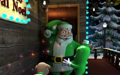 Quando o Papai Noel não é vermelho!