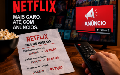 Netflix aumenta preços no Brasil e cobra mais até de quem aceita assistir a anúncios
